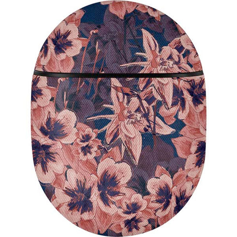 Dark Tapestry Floral Google Pixel Buds Skin